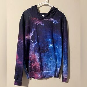 Galaxy Print Hoodie